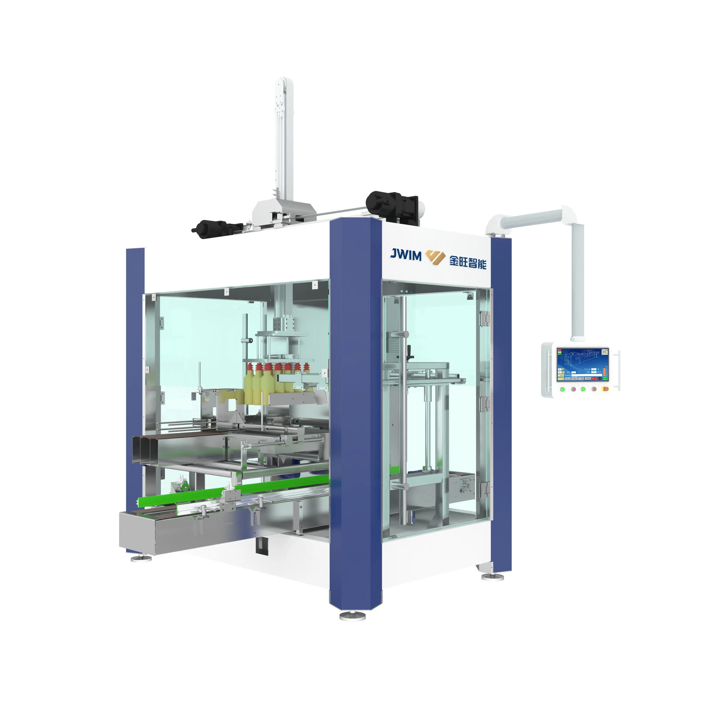 Machine automatique de bouchage à rouleaux pour produits pharmaceutiques, alimentaires, chimiques et chimiques quotidiens