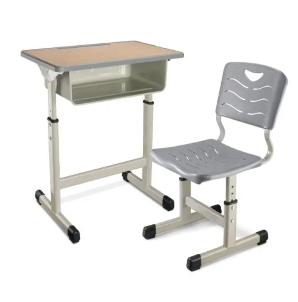 Adjustable Height Kids Classroom Students Desk and Chair