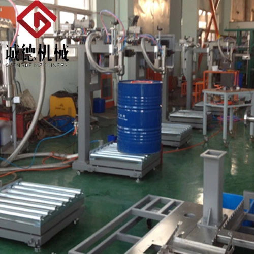 200L Steel Drum Lid Opening Filling Sealing Fully Automatic Filling Machine for Chemicals