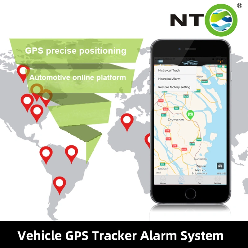 Nto Ntg01 DC12V Car GPS Tracker One Way Free APP Controls GPS for Car Accessories