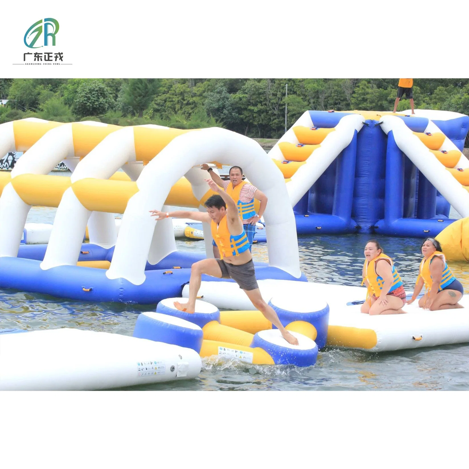 Large Inflatable Aqua Park Equipment Commercial Inflatable Water Park