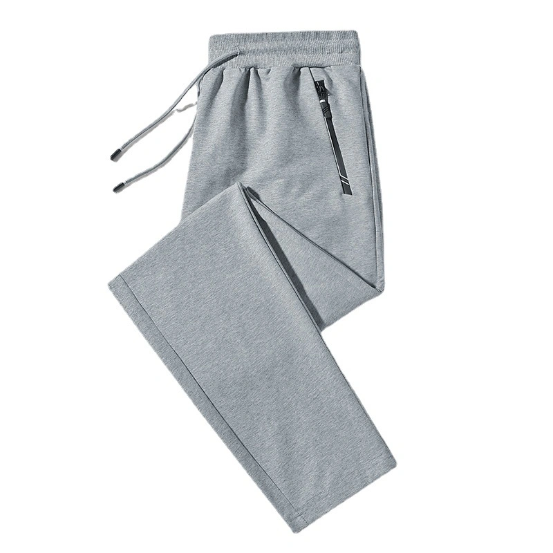 Cotton Men's Sweatpants Spring Casual Pants Loose Large Size Sweatpants Straight Pants Men