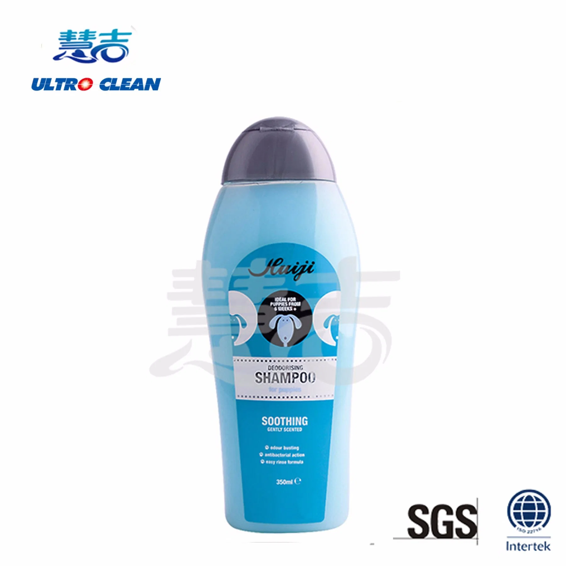 350ml hidrata el cabello blanco Dog Shampoo de Limpieza