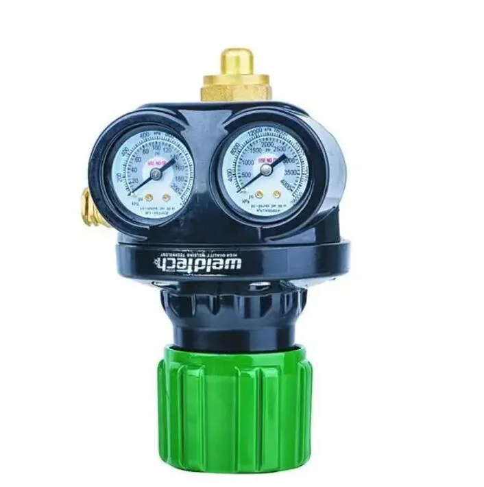 Welding Reducer Oxygen Gas Regulator Cga580 Inlet Connection