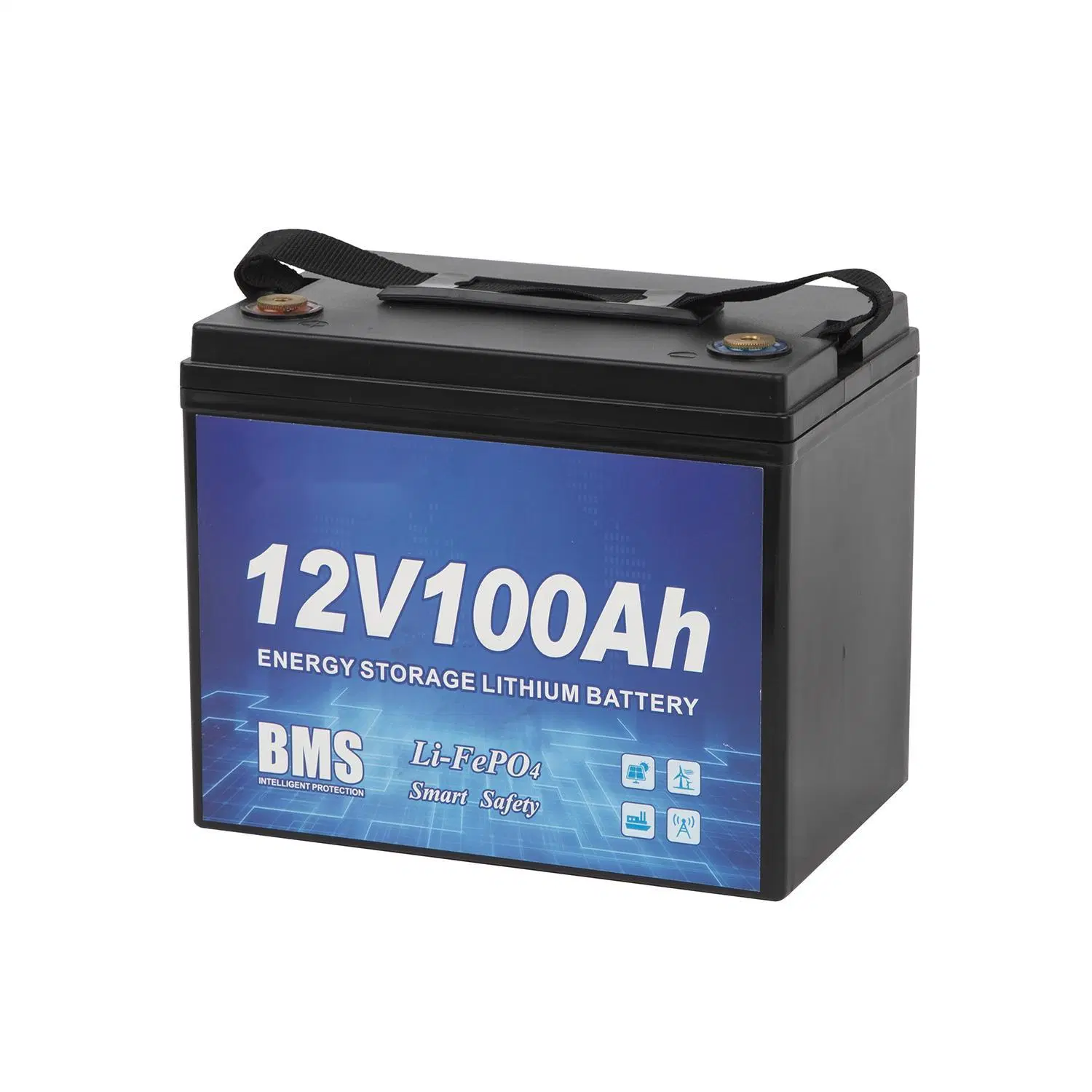 Low Price 12V LiFePO4 Battery Pack Built in BMS for Solar Energy Storage System/ RV/ Marine