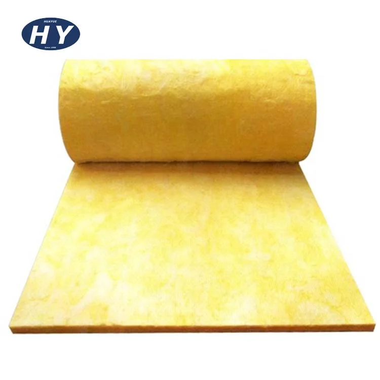 50mm Thickness Fireproofing Thermal Insulation Material Glass Wool Blanket for Industral Plant Insulation