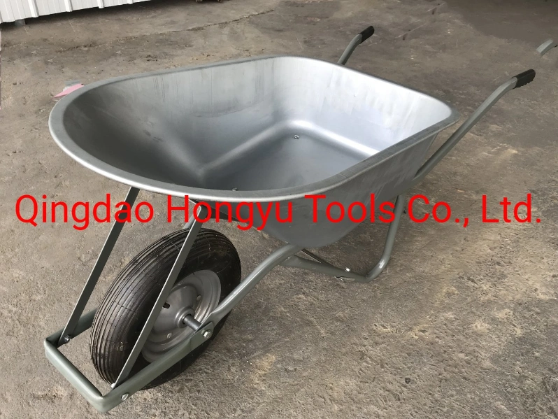 200kg Garden Trolley Cart Heavy Duty Construction Wheelbarrow Wheel Barrow