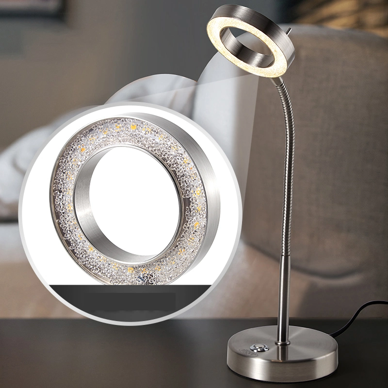 New Design Reading Lamp Modern Art Simple LED Star Ring Table Light