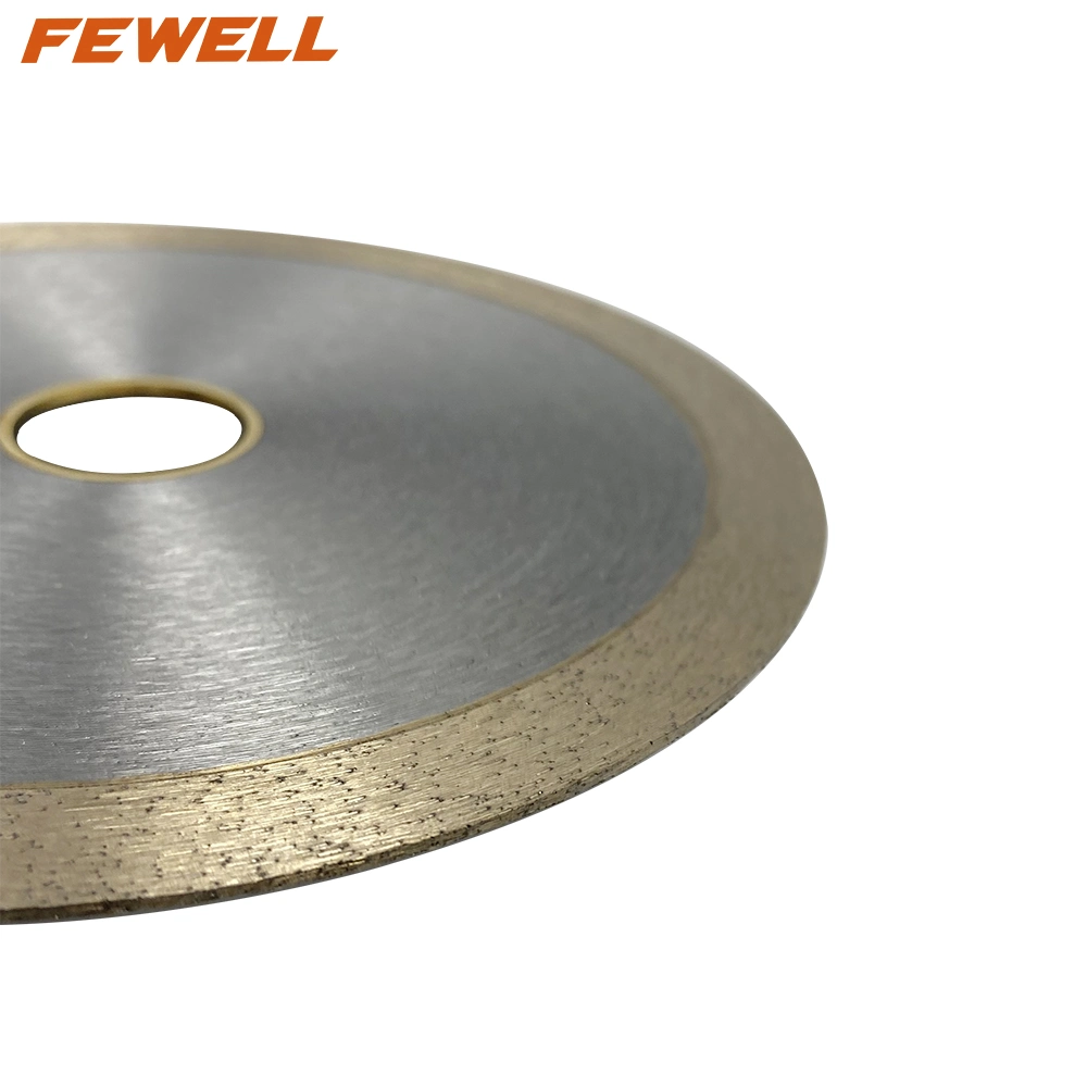 5pouce Presse à chaud frittée 125*1,4*10*22.23mm jante continue Diamond la lame de scie de coupe de la porcelaine de céramique Tuiles humide