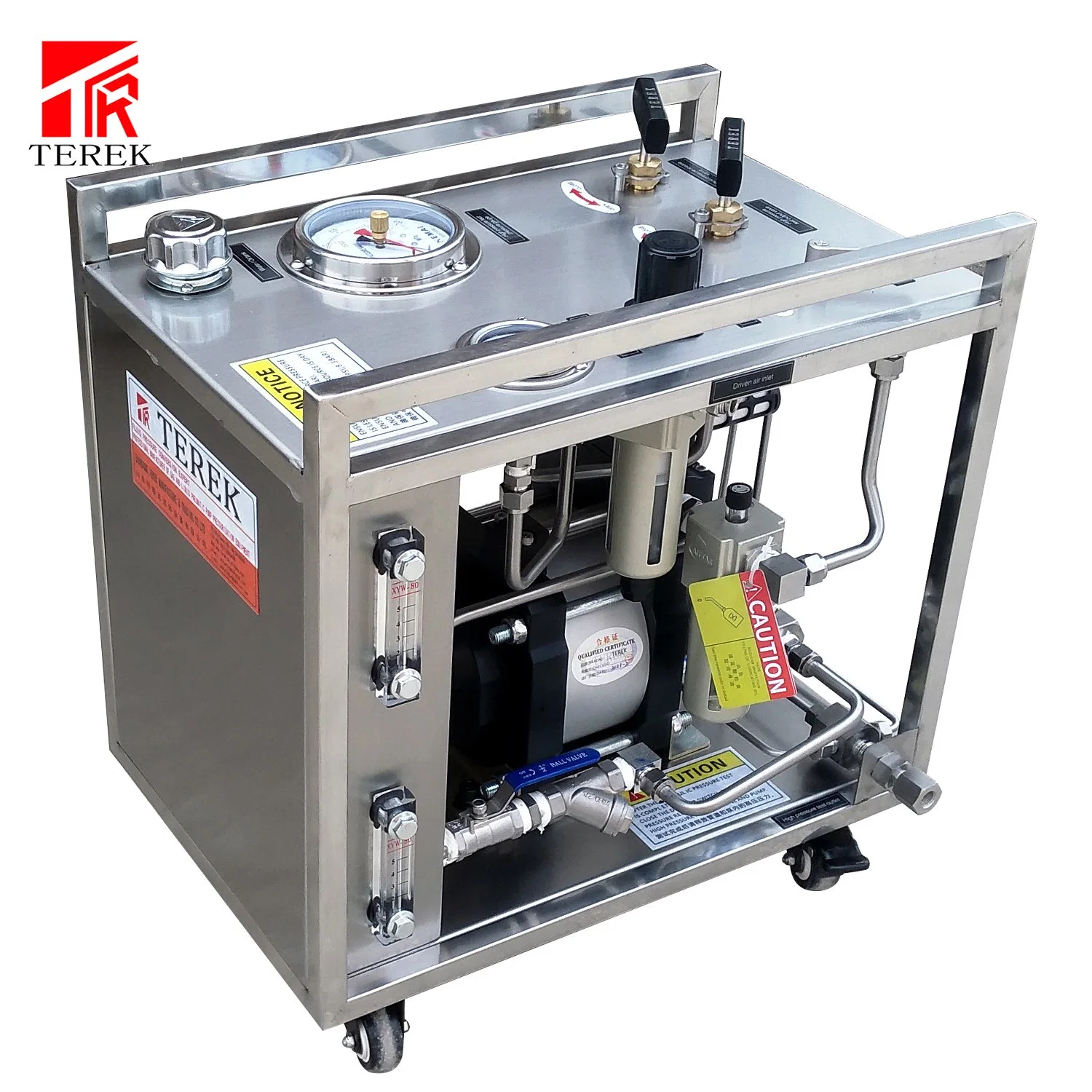 Terek Air Driven Hydraulic Test Pump Water Pressure Testing Pump