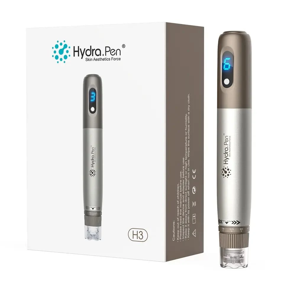 Rechargeable Hydra Pen H3 Adjustable Cartridge Needle Face Serum Skin Care Microneedling Pen