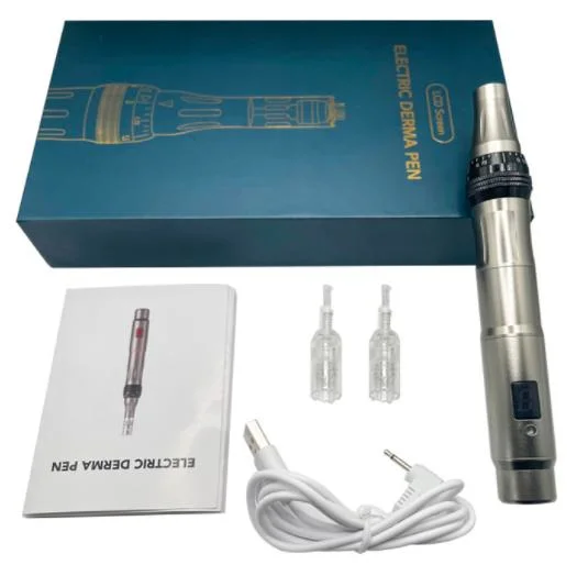 Hot Sale Electric Dermapen Microneedling Derma Stylo Sans Fil avec écran LCD