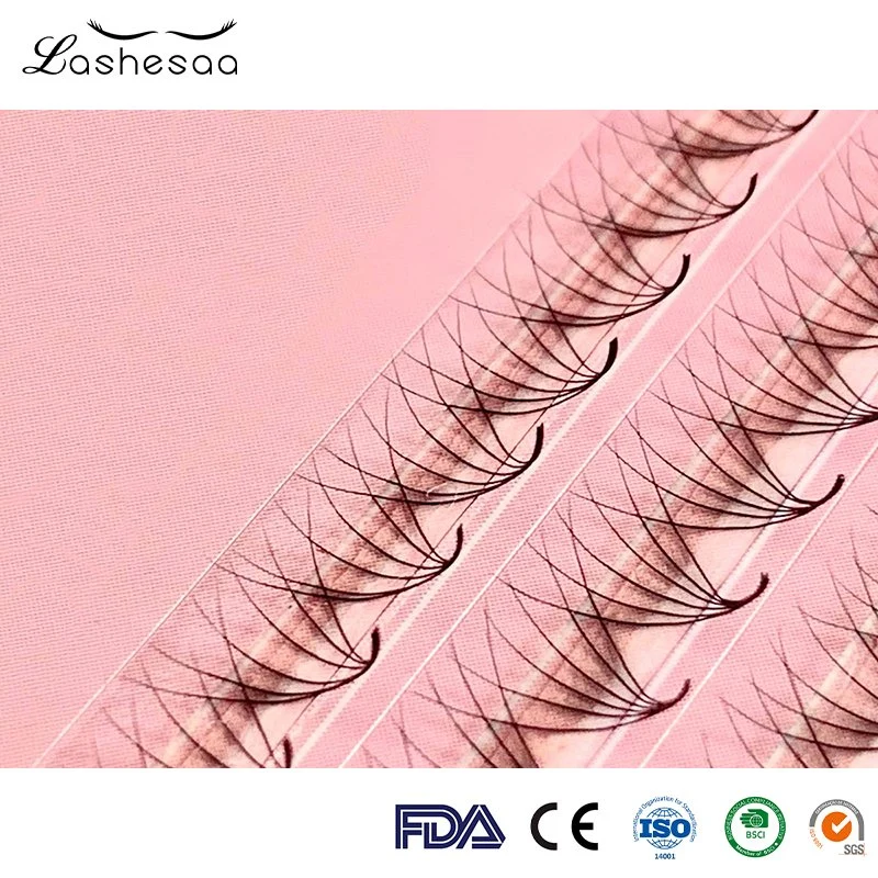 Mengfan China Artificial Eyelashes Supply Hot Selling Styles Eyelashes Extensions Private Label Synthetic Volume Lashes Fans Lashes Pointy Base Pre Made Fans