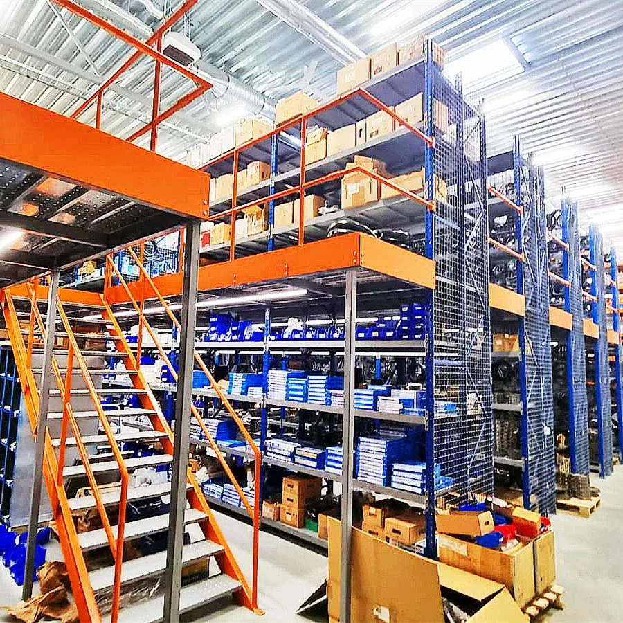 Warehouse Heavy Duty Multi-Tier Rack Supported Steel Mezzanine