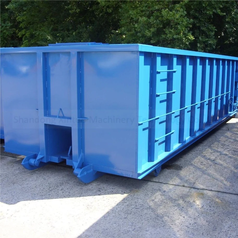 Standard Duty Rechteck Stil Outdoor Mobile Schrott Metall Müllcontainer