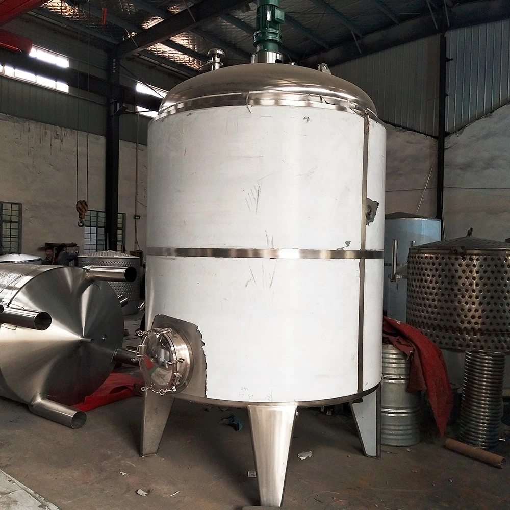 Food Liquid Gel Mixer Cool Heat Jacket Mixing Tank