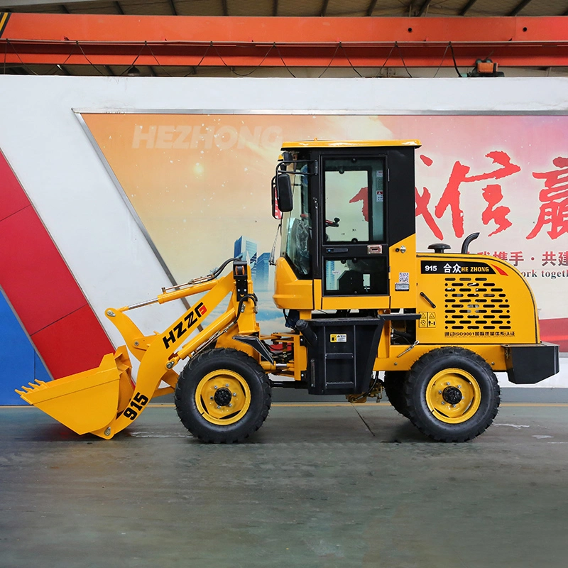 Manufacturer 4&times; 4 Diesel Hydraulic Automatic Mechanical 0.8ton Mini Front-End Loader Wheel Loader