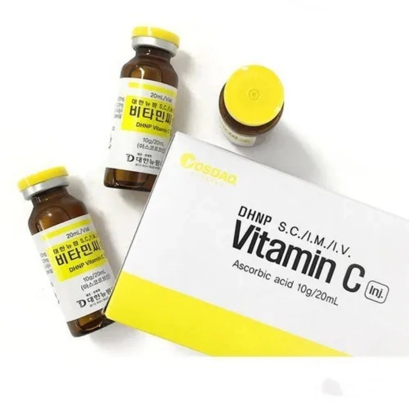 Los cosméticos coreanos Vitamina C ampollas inyectables productos de blanqueamiento de la piel de glutatión