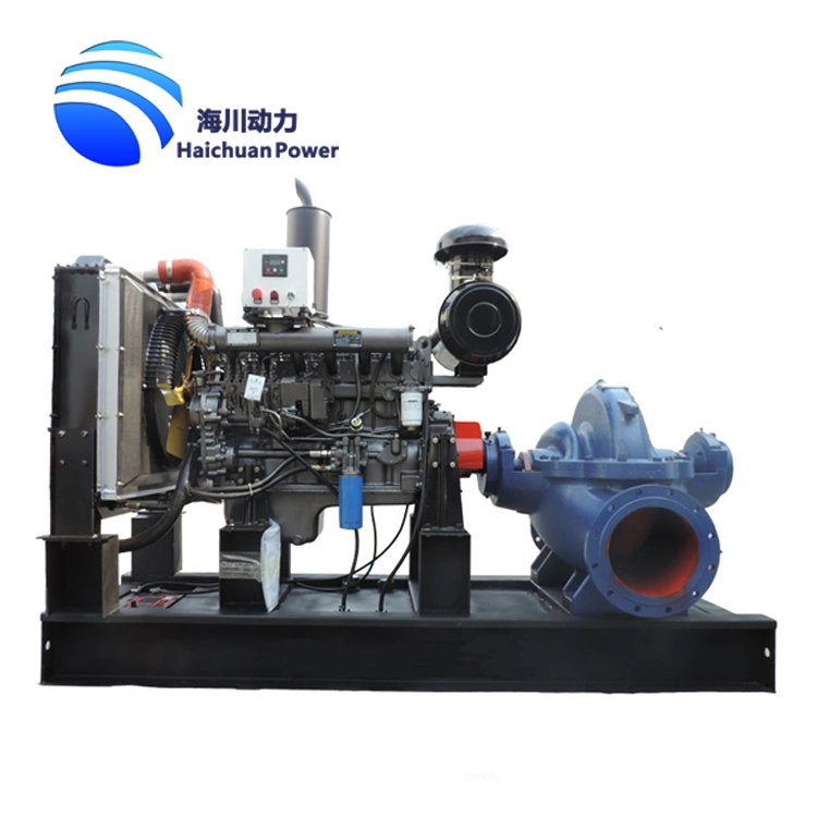 Trailer Mounted Flood Control Diesel Engine Self Priming Water Pump