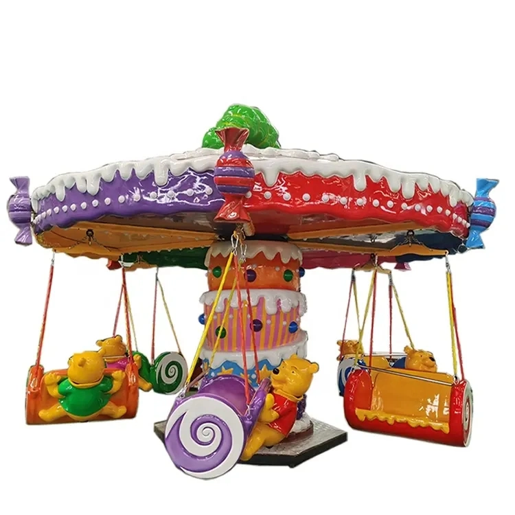 Small Indoor Playground Flying Chair Amusement Park Ride for Children