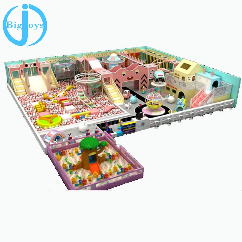 Детский игровой площадкой для установки внутри помещений, продажи с возможностью горячей замены для использования внутри помещений детская игровая площадка