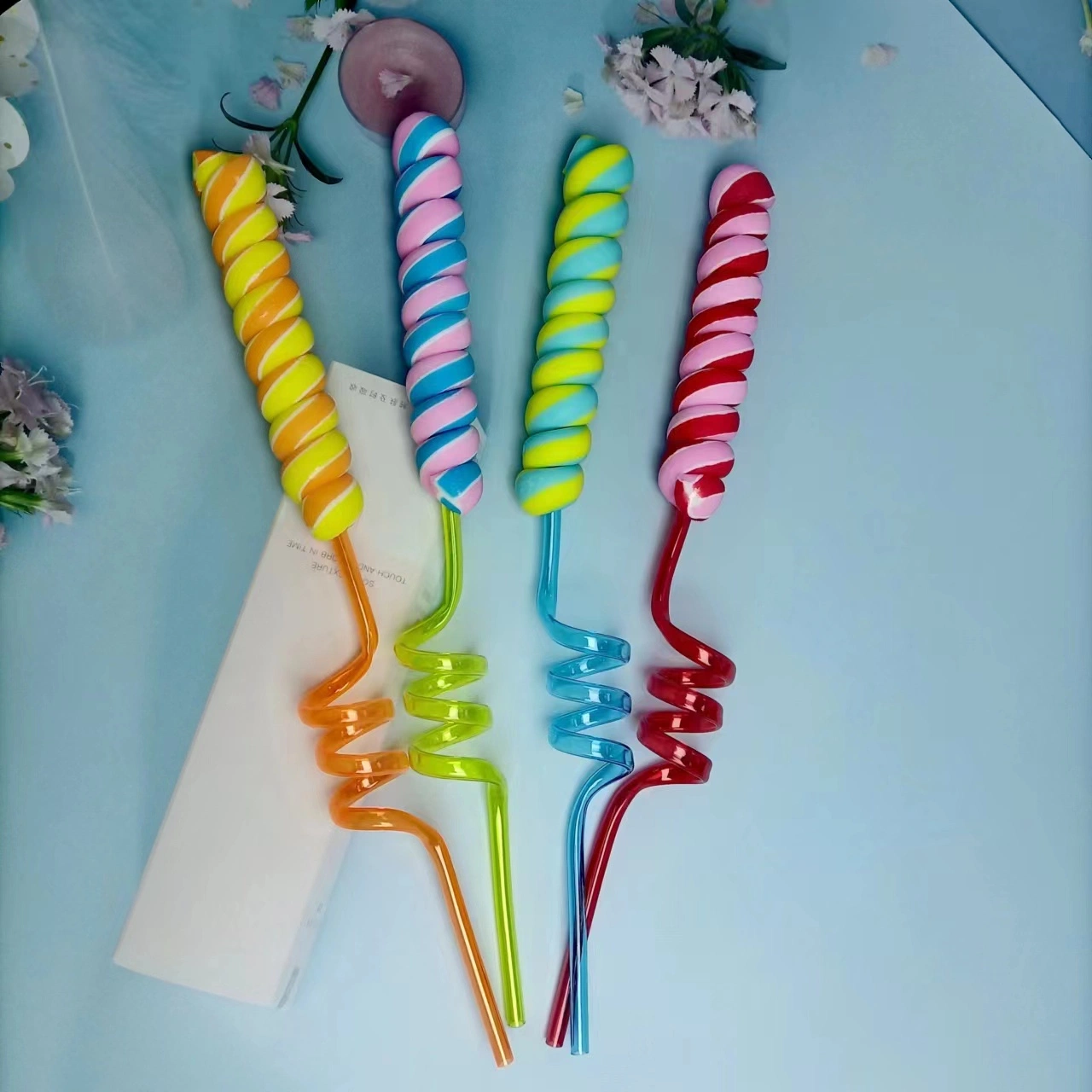 OEM Factory Sale Twist Shaped Lollipop Hard Candy Fun Candy