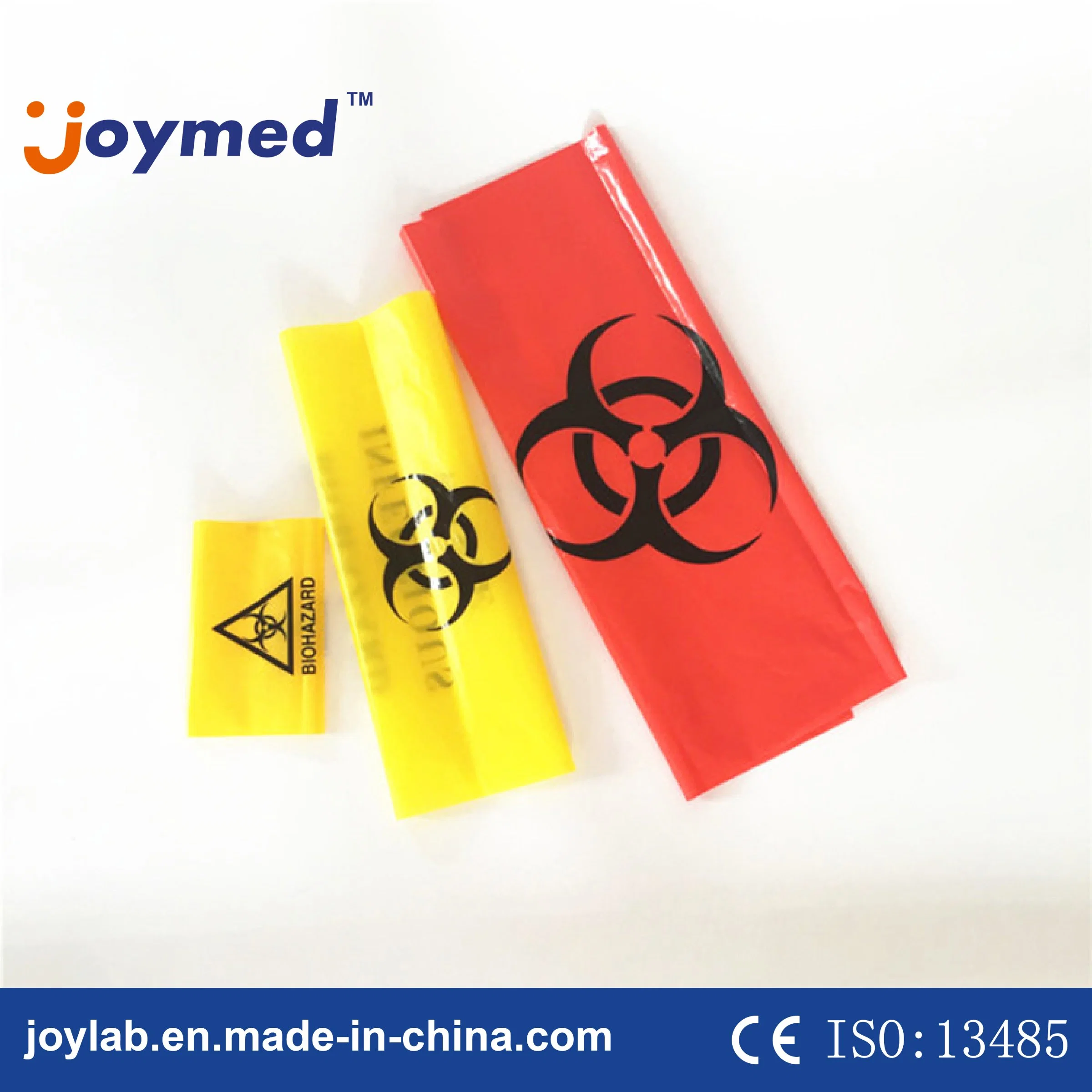 Wholesale/Supplier HDPE Autoclave Bio Medic Waste Biohazard Yellow Flat Bag