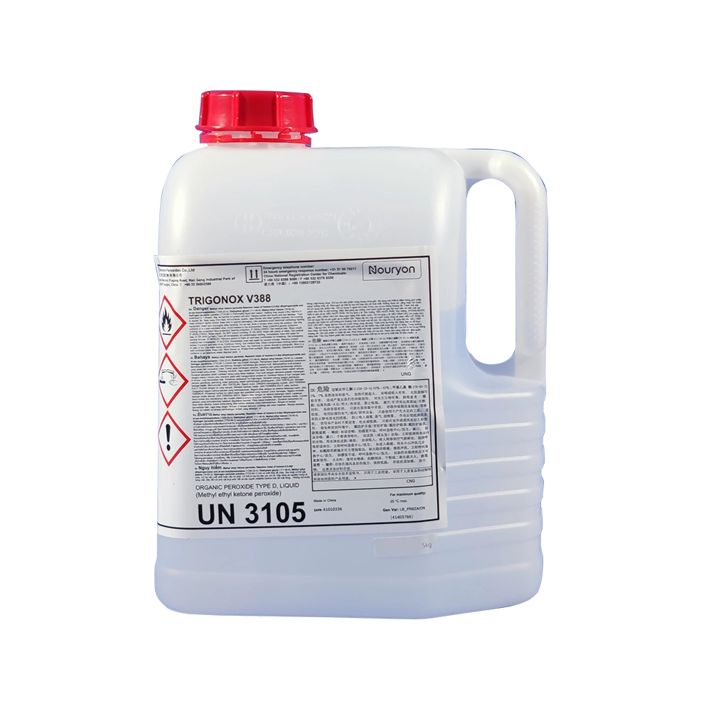 Trigonox V388 Curing Initiator Mekp CAS 1338-23-4 Clear Colorless Liquid Butanox Peroxides