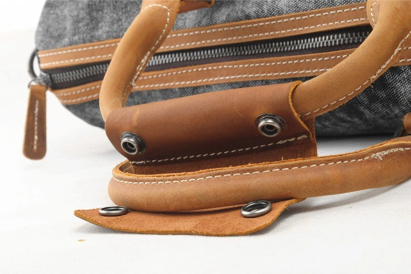 Lona lavada diseñador de moda señoras Duffle viajar Handags (RS-1011)