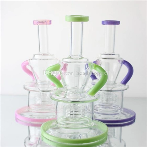 Oil Rig Heady Rig pipes Glass pipe DAB Rig Glass Water Pipes Four Colors Factory Direct Sales Oil Burner Glass Pipe