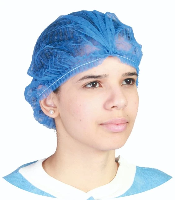 Disposable Non Woven Medical Cap Head Cover Hair Net Surgical Doctor Hat