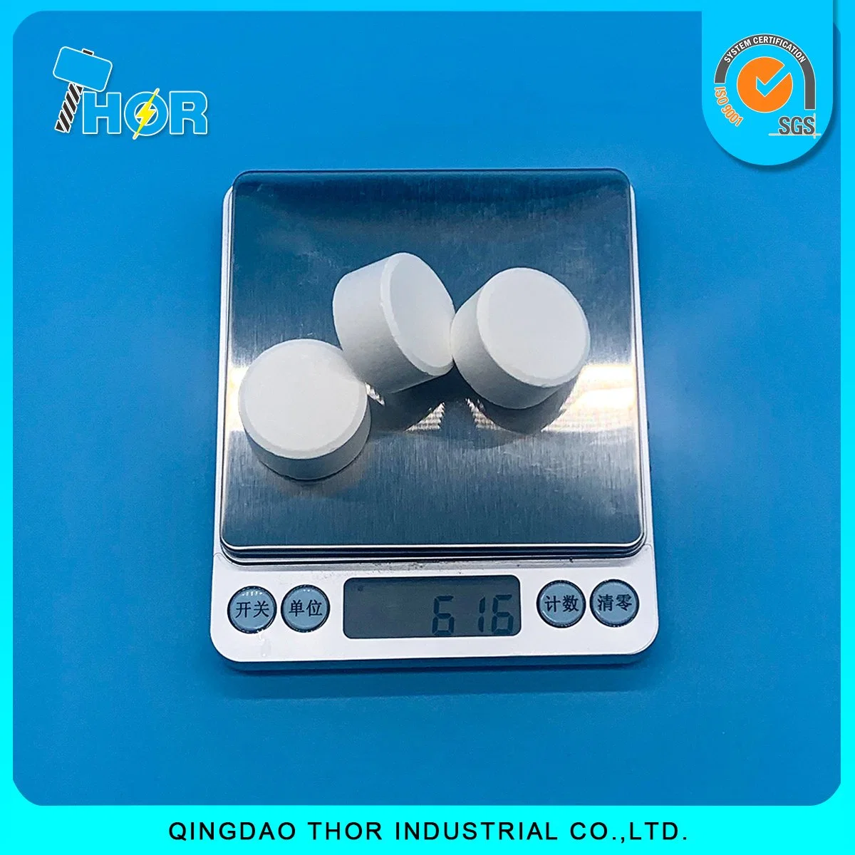 Factory Supply Swimming Pool Water Treatment Trichloroisocyanuric Acid Chlorine Tablet TCCA.
