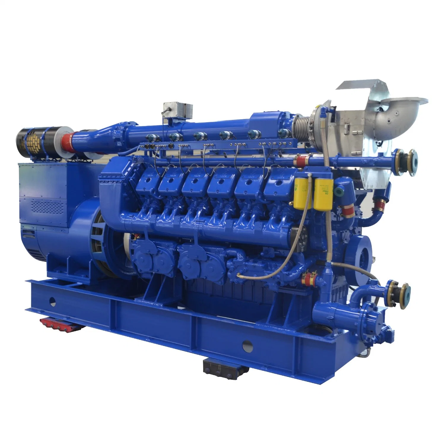 Liyu 1MW/1000kw 12V Cylinder High Voltage High Concentration Methane Gas Engine Gas Generator Power Generation Set Made in China