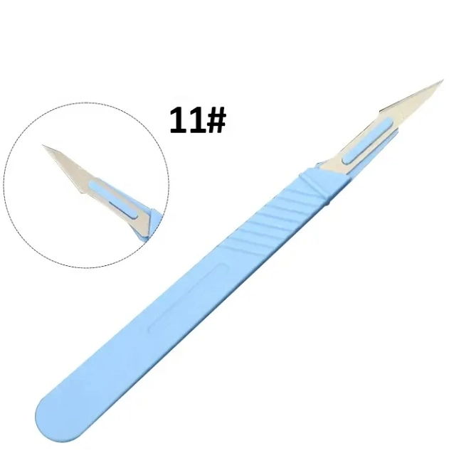 100PCS/Box High quality/High cost performance  Razor Sharp Dental Medical Sterile Carbon Steel Surgical Scalpel Blade