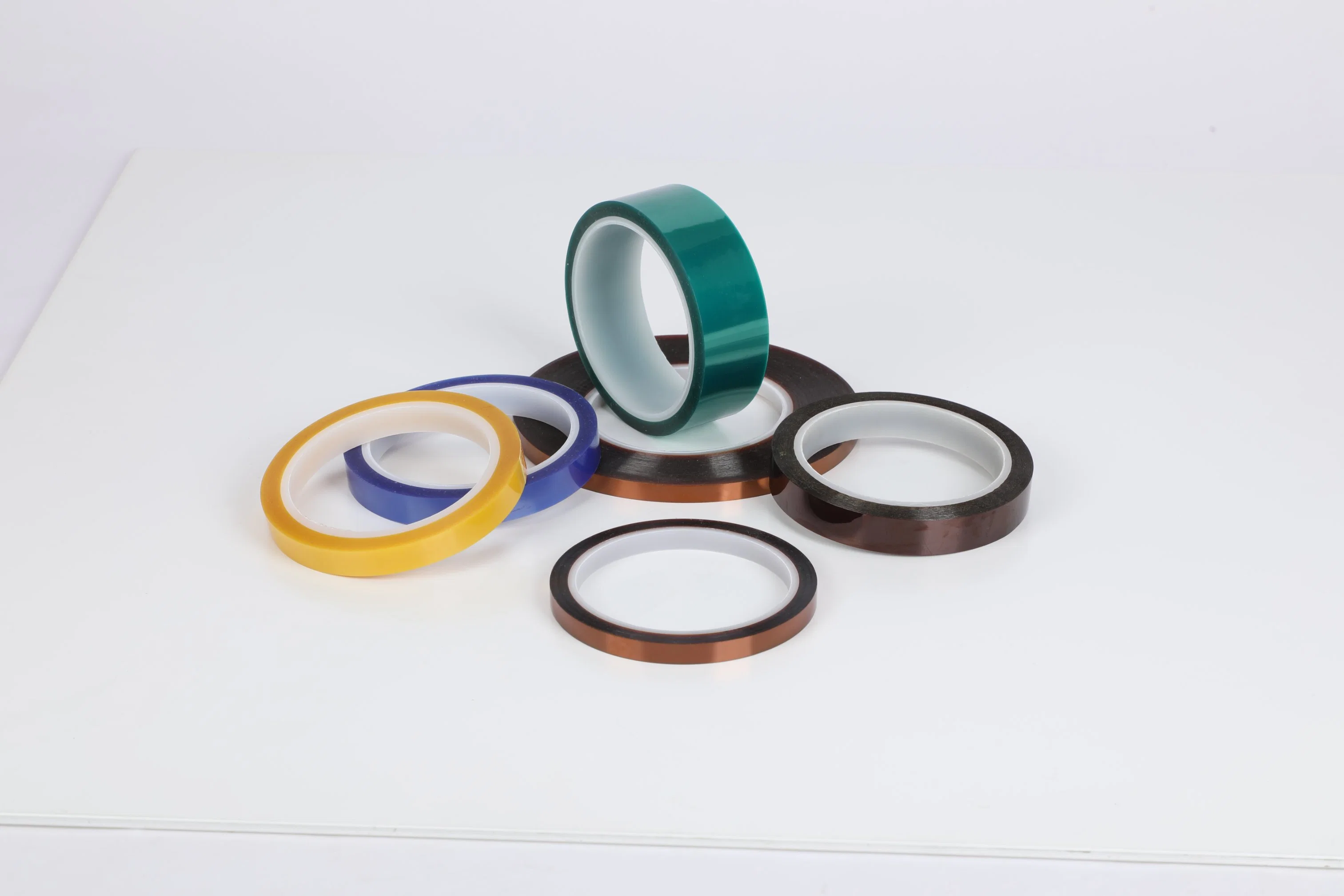 Pet Green Polyester Tape with Silicone Adhesive for High Temperature Masking