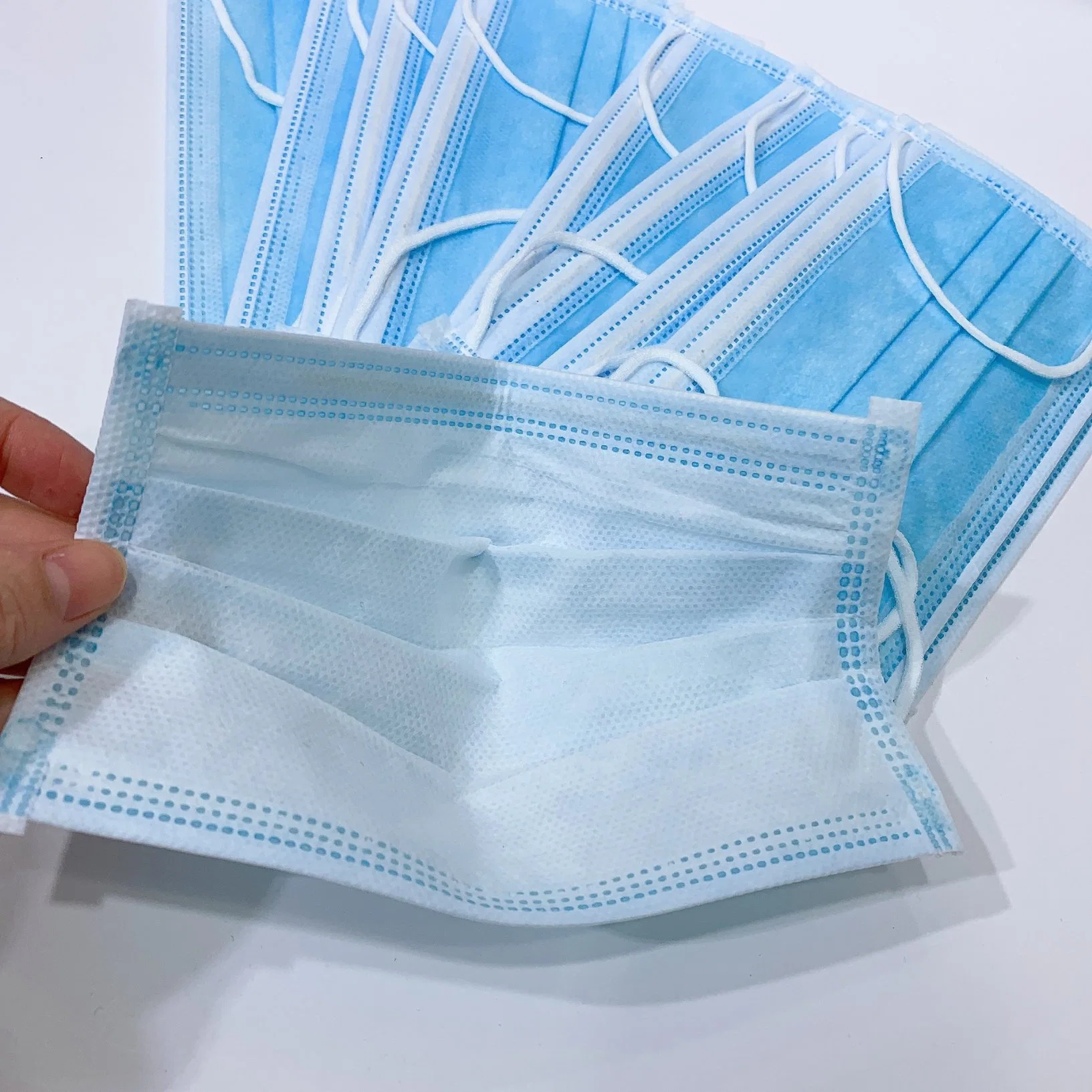 50 PCS 3-Ply Disposable Mask Comfortable Sanitary Mask for Dust Safe and Breathable Protection and Personal Health