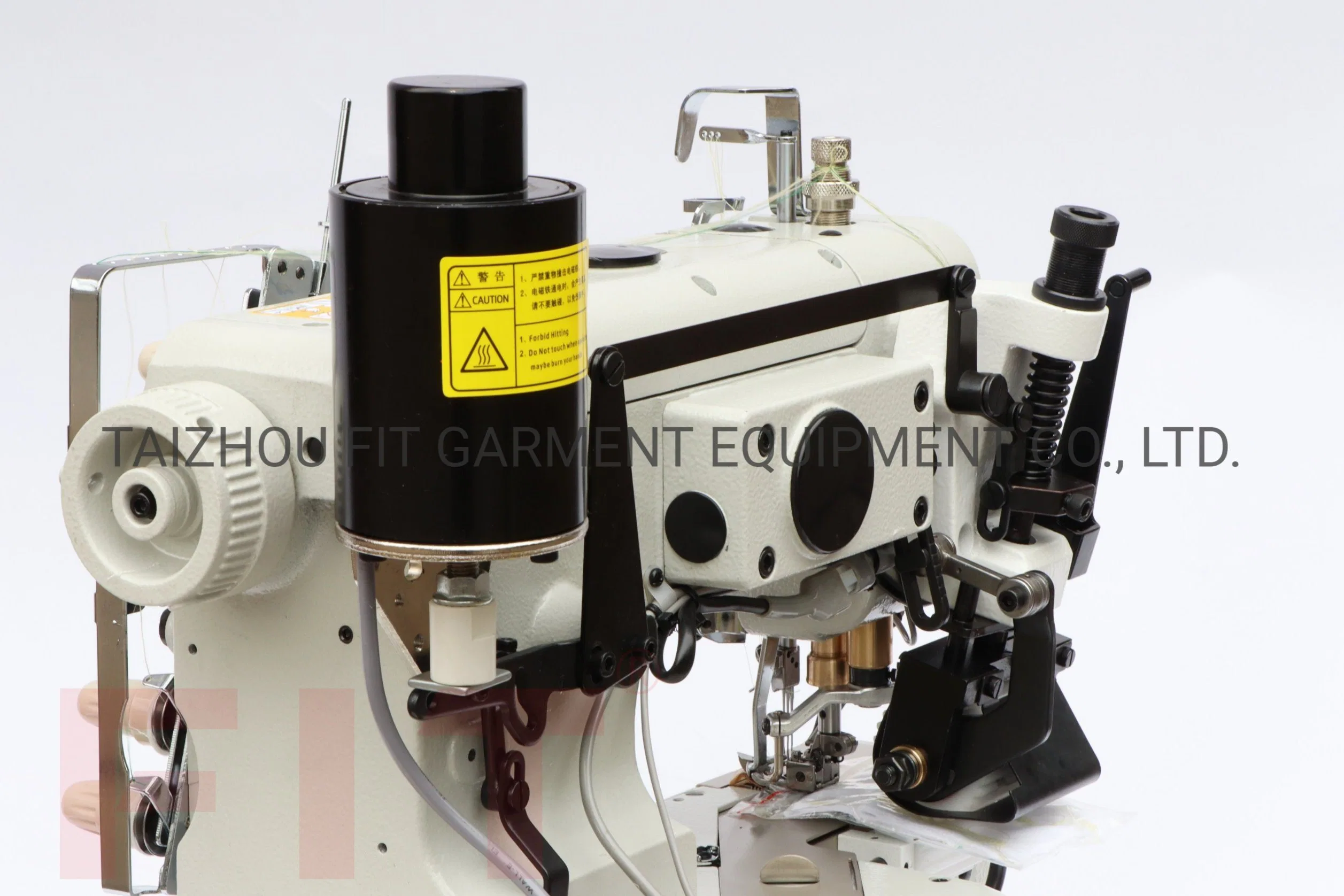 Direct Drive Cylinder Bed Overlock with Puller and Electronic Auto-Trimmer Machine Fit 600d-01eut-P