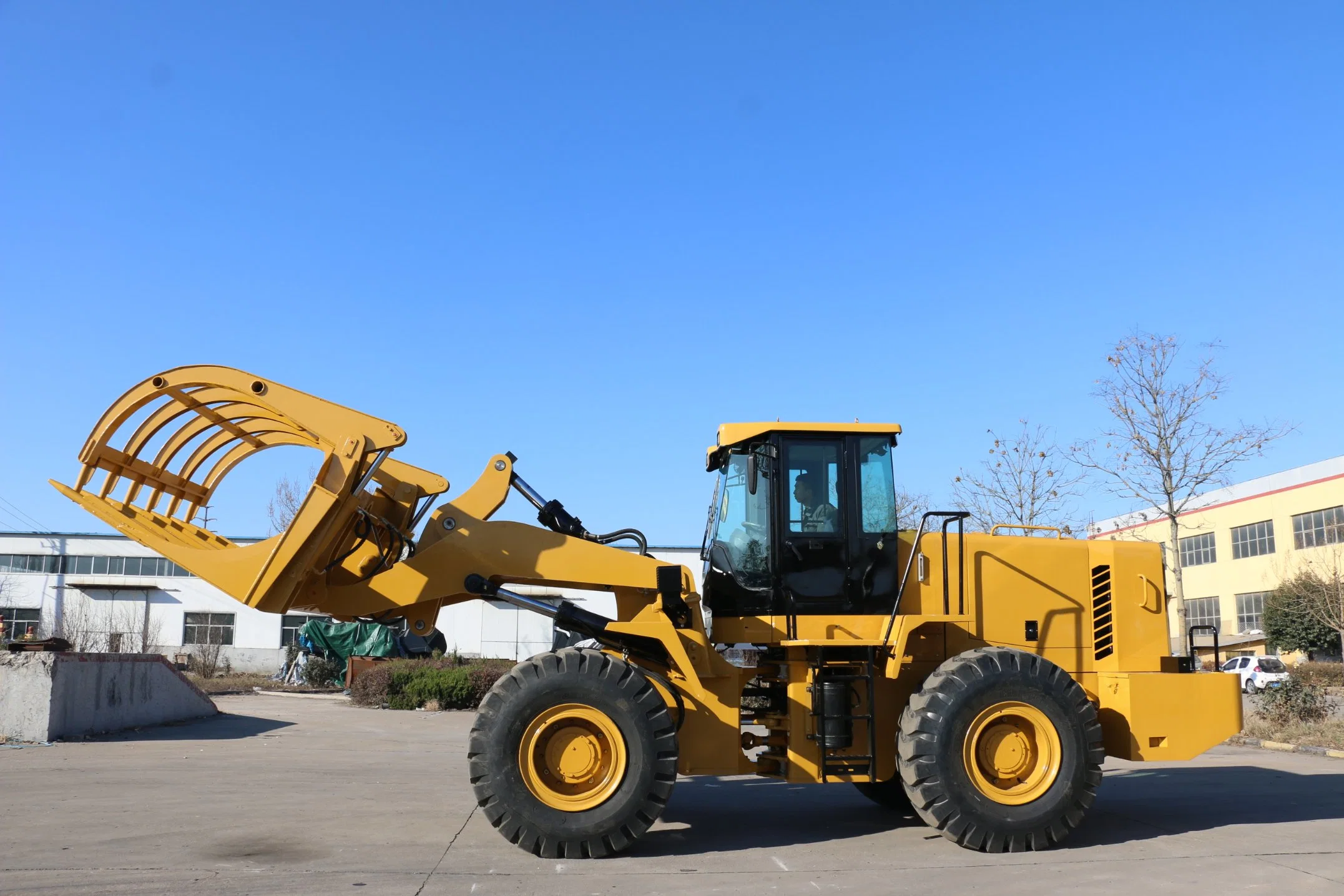 China Proveedor Luqing Cargador con CE Zl50g/Zl50 3.0m3 capacidad de cucharón 35T/Ton Diesel/ROPS/FOPS 4WD/Wheeled cargadora de ruedas for Sales/Farm/Construction/Snow