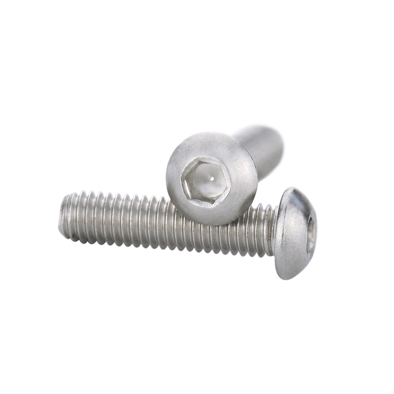 Stainless Steel ISO7380 Pan Head Hex Slot Machine Screws