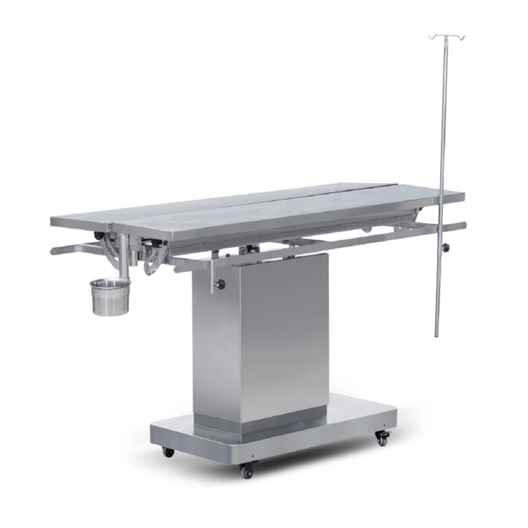 Stainless Steel Surgical Tables Manual Control Veterinary Manual Operation Table Pet Animal Medical Equipment