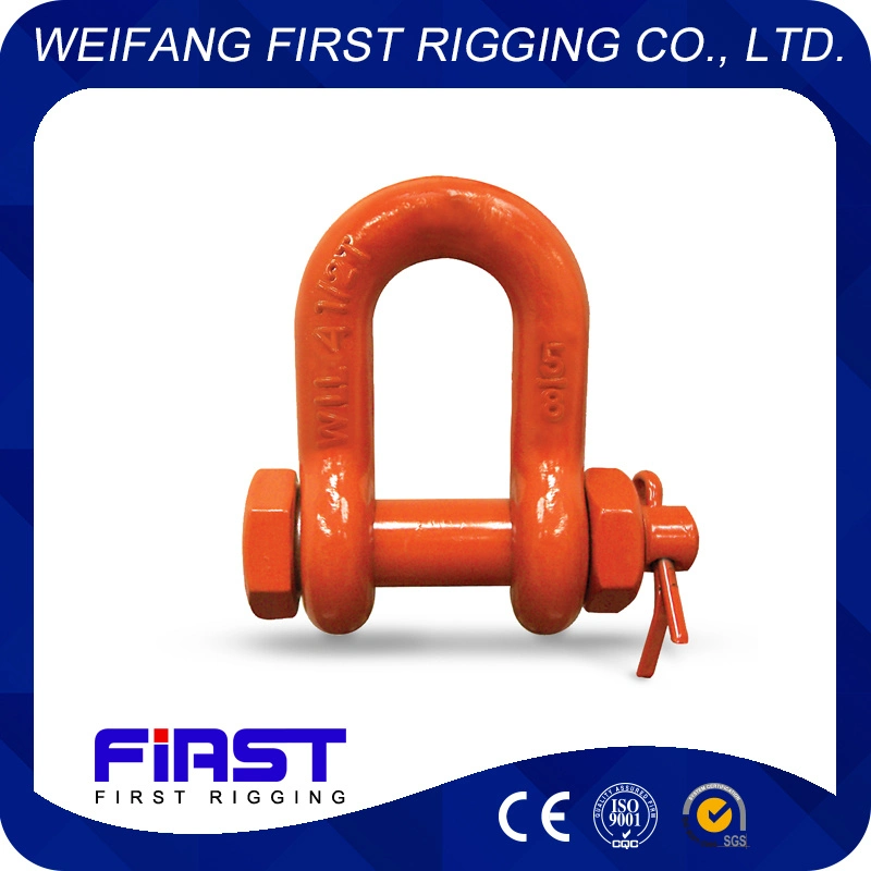 Heavy Industry G2150 D Shackle with Nut for Chain Sling