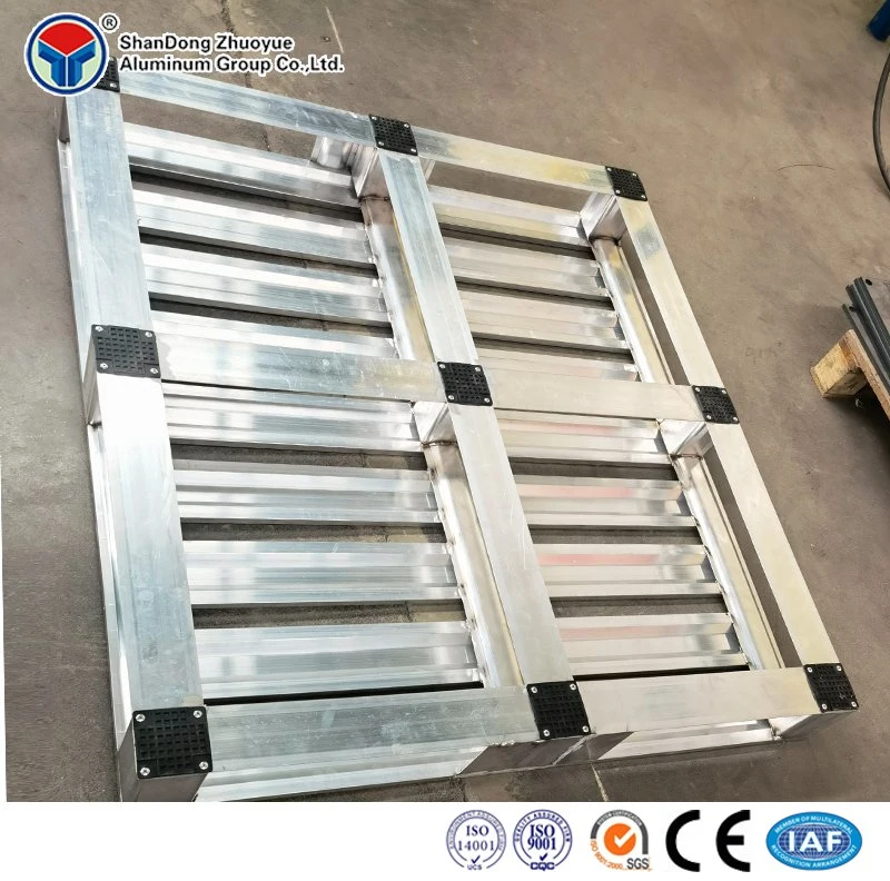 The Aluminum Pallet Forklift Truck Is a Heavy-Duty High-Load Steel Aluminum Pallet.