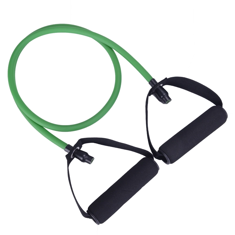 Home Fitness Exercise Dual Resistance Pull Rope Tube