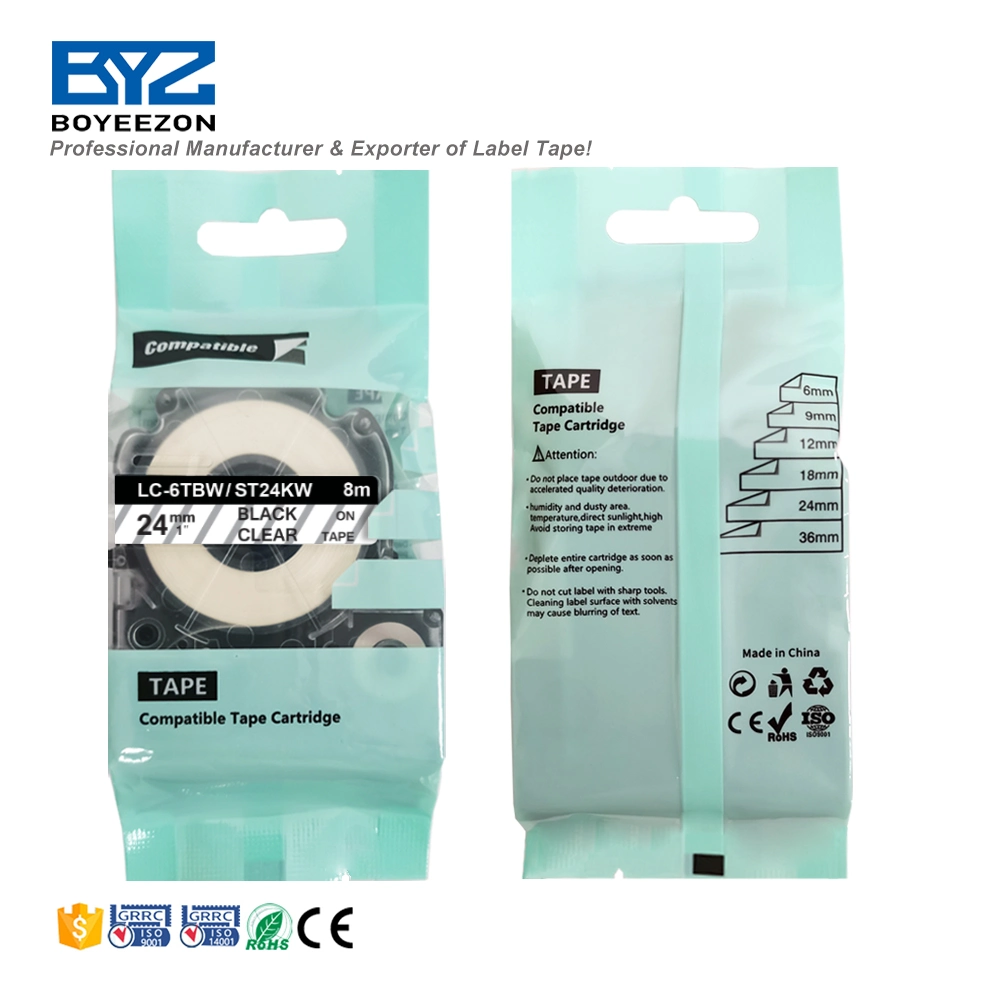 24mm Printer Ribbon Compatible Epson Label Tape LC-6tbw St24kw