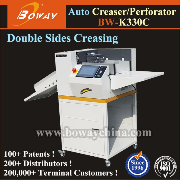 8000 Sheest/Hour Hand Feeding Paper Creaser Perforator Small Creasing Perforating Machine