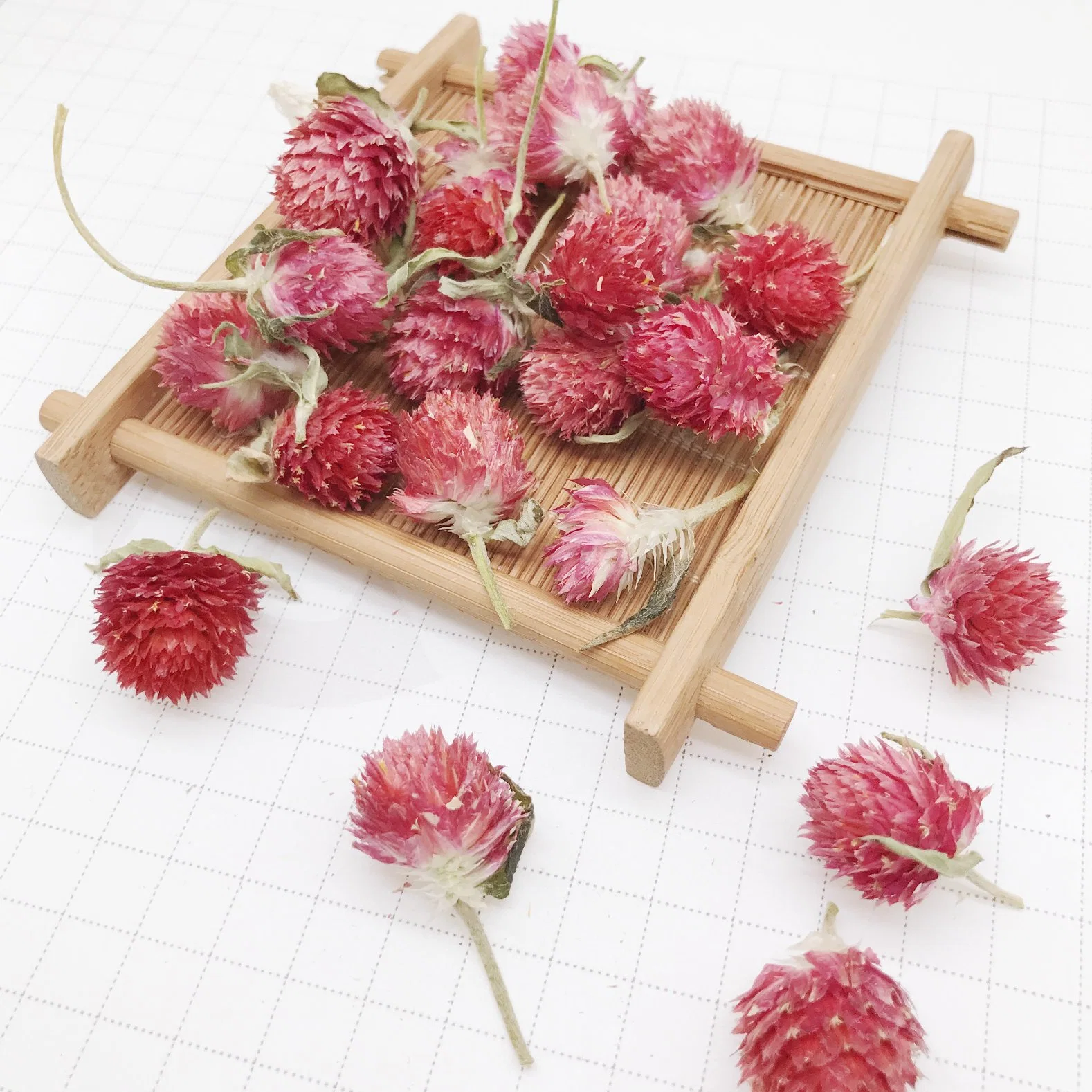 OEM Factory Globe Amaranth Chinese Natural Dried Red Gomphrena Globosa Flower Tea for Face Beauty