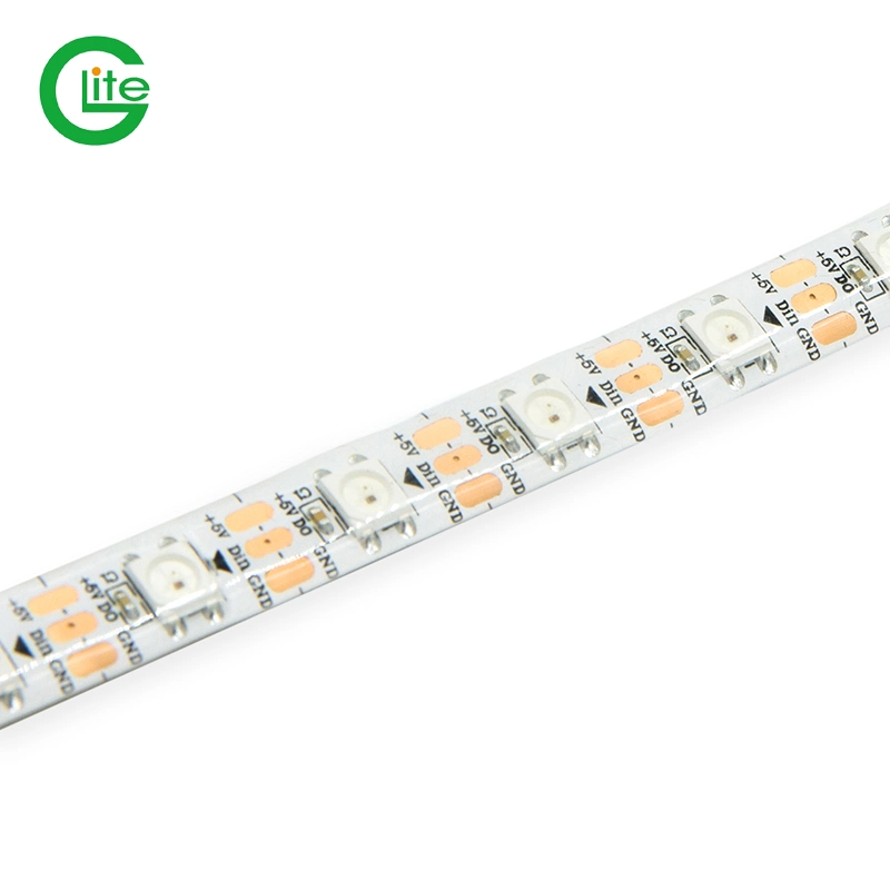 Glite 60LEDs 5V RGB Magic Digital LED Pixel Strip Ws2812 Non-Waterproof for Decoration with 5% Discount