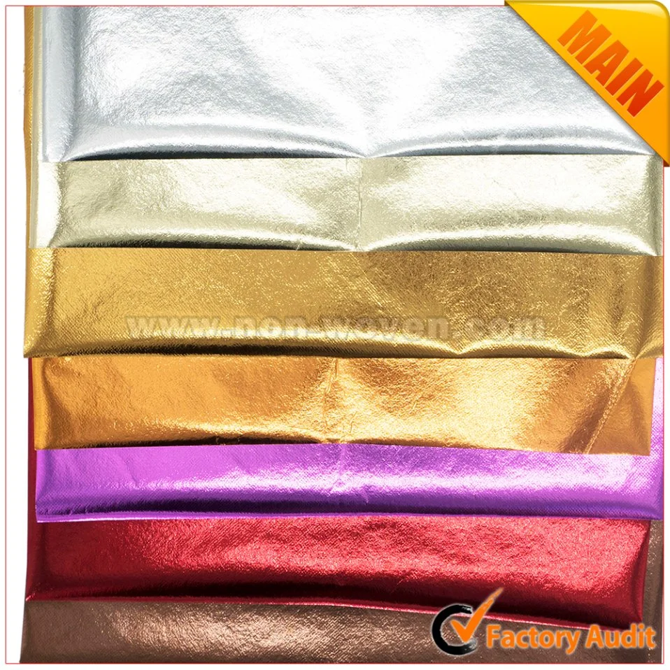 Pet Metallic Laminated Fabric for Bag Making Material