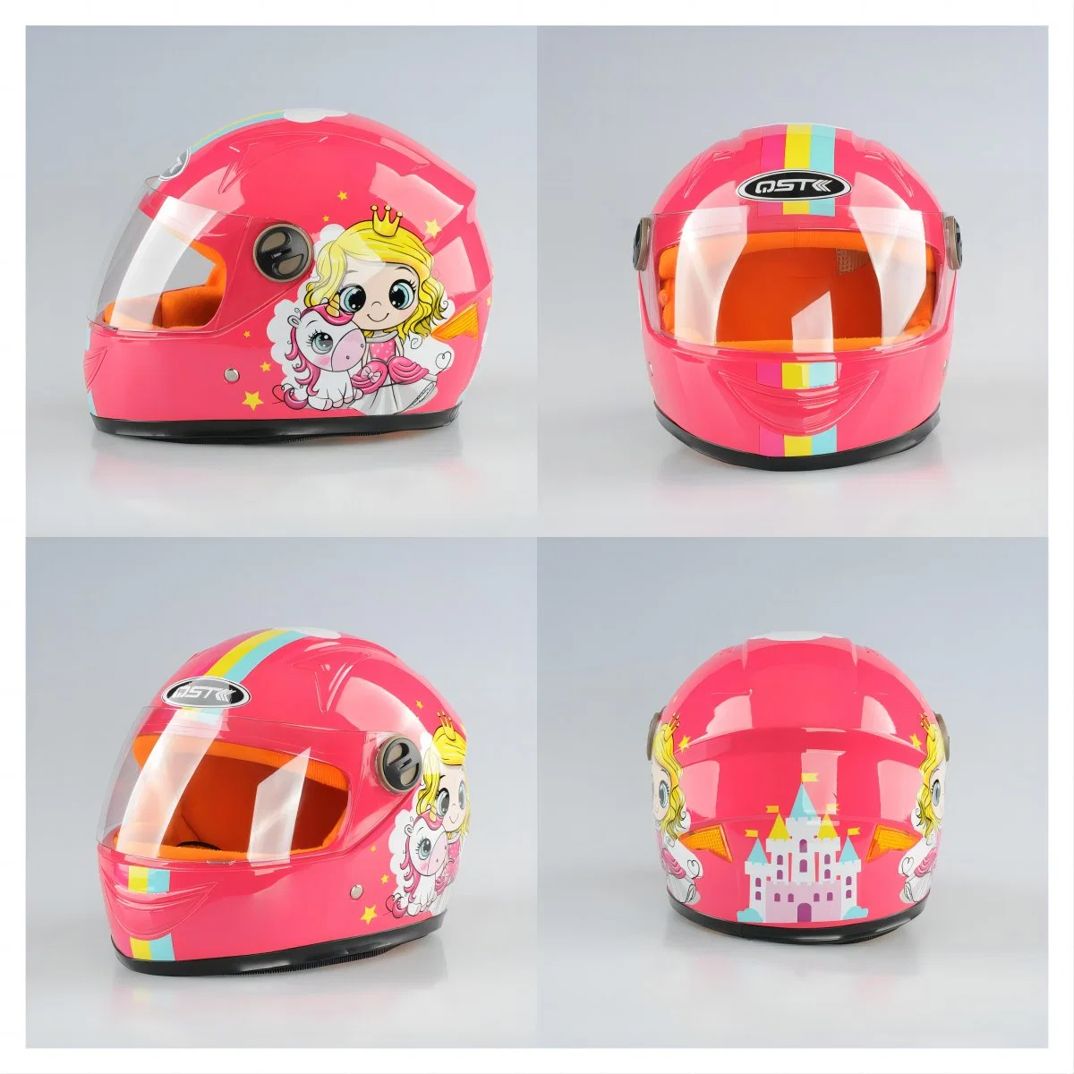 Motorcyle Full Face Helmets for Kids, Children in PP Materials