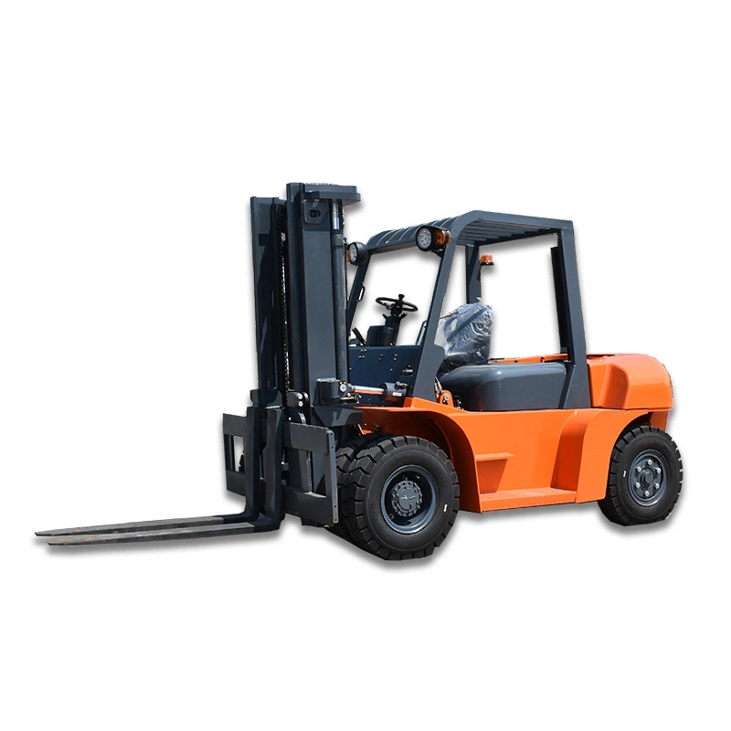 7 Tons Diesel Logistics Mechanical Power Standard Overall Manufacturer Handing Equipment Forklift